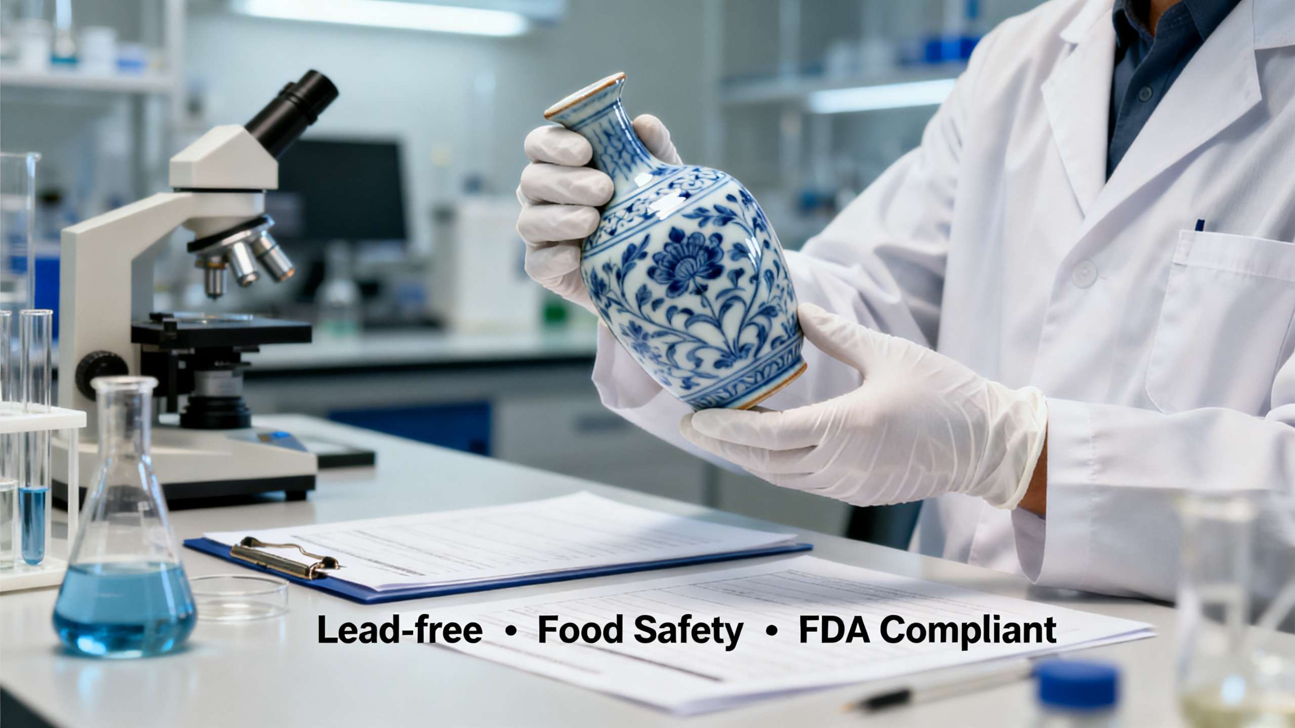 Food safety certified ceramic bottle manufacturing in Jingdezhen